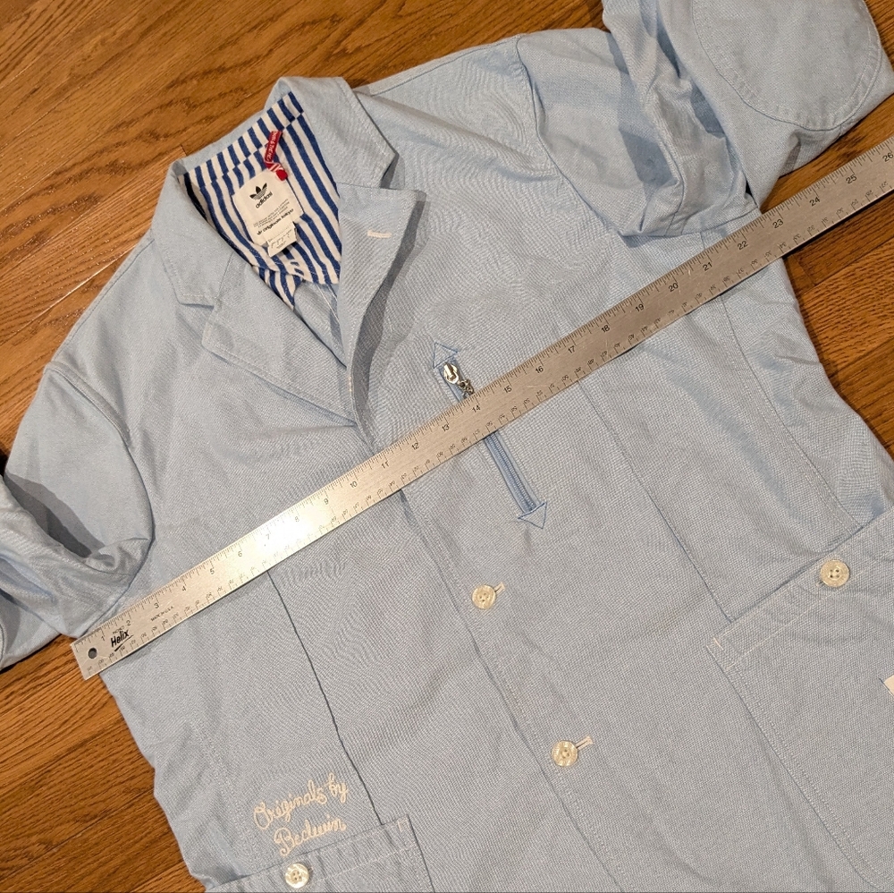 Adidas x Bedwin & The Heartbreakers light blue blazer Men's L Japan - Picture 13 of 16